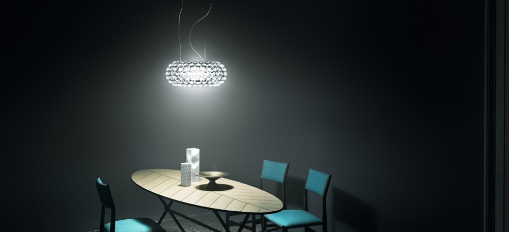 Подвесной дизайнерский светильник  CABOCHE grande от Foscarini (прозрачный)