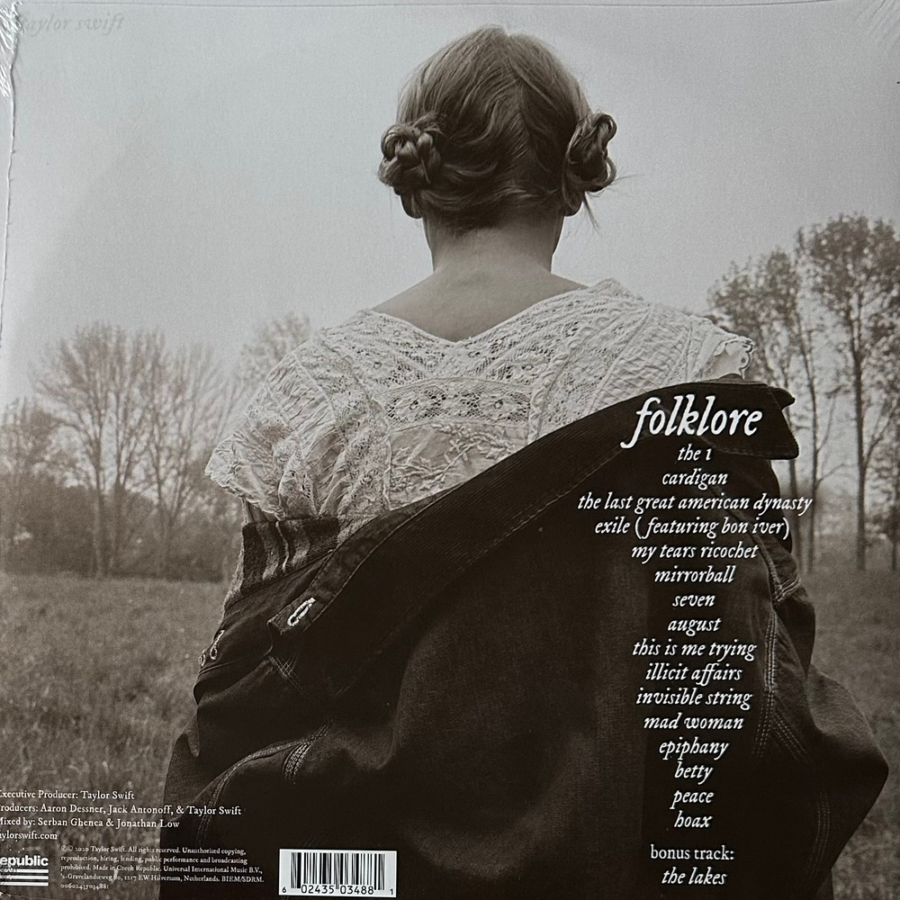 Taylor Swift - Folklore 2LP (Европа 2020г.)