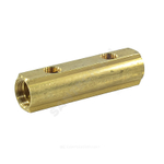 Коллектор латунь 1 1/4" ВР/ВР на 6 вых 3/4" ВР м/о 100мм R582A Giacomini R582AY006