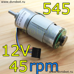 Мотор-редуктор GB37-545/6-24В/45rpm