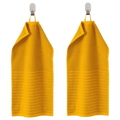 IKEA Набор полотенец VAGSJON золотисто-желтое,30x50 см, 2 шт. ( Из Финляндии)