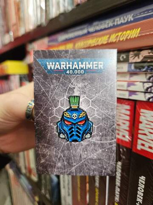 Металлический пин "Warhammer 40 000: Captain Uriel Ventris"
