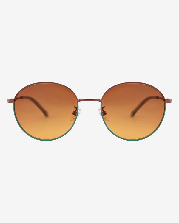 Очки солнцезащитные Spunky Round 2 Brown-Green. gradient brown - фото 1
