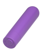 Фиолетовая вибропуля с пультом Rechargeable Remote Control Bullet - 7,62 см. (Цвет: фиолетовый)