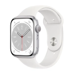 Умные часы Apple Watch Series 8 GPS, 45mm, Aluminium Case with Sport Band, Silver (Серебристый)