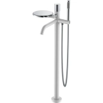 Напольный смеситель для ванны с душем Boheme Stick 129-WCR white diamond chrome