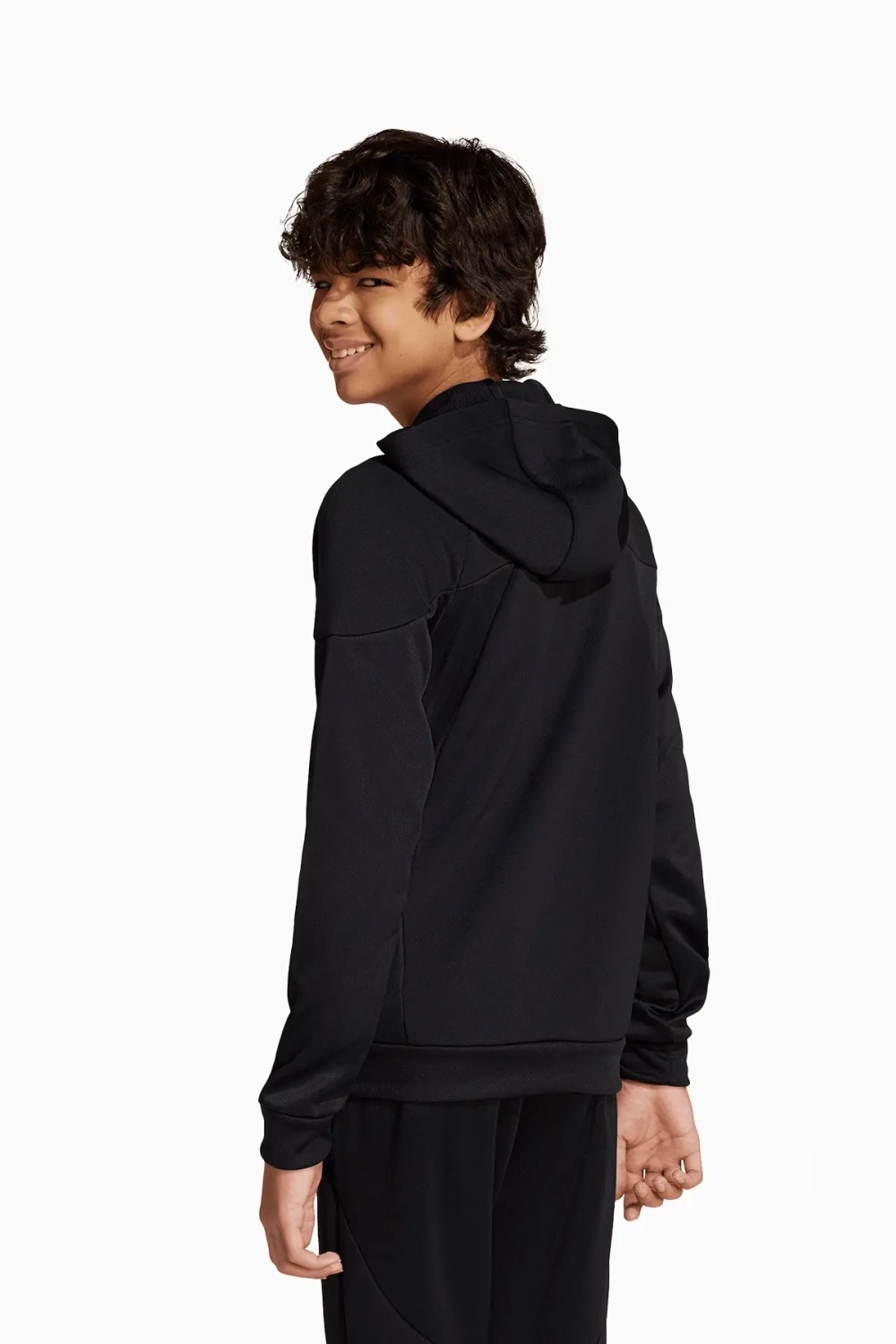 Кофта adidas Tiro 25 Travel FZ Junior - черный