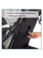 Коляска прогулочная Babalo 2023 океан белая рама
