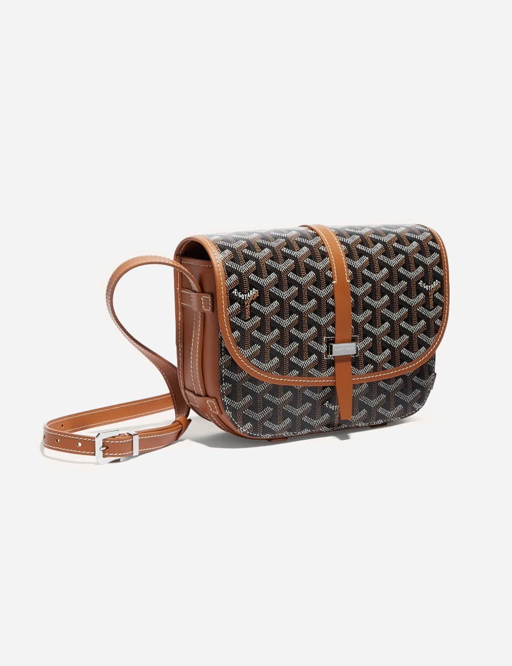 Goyard Belvedere PM Bag "Black & Tan"