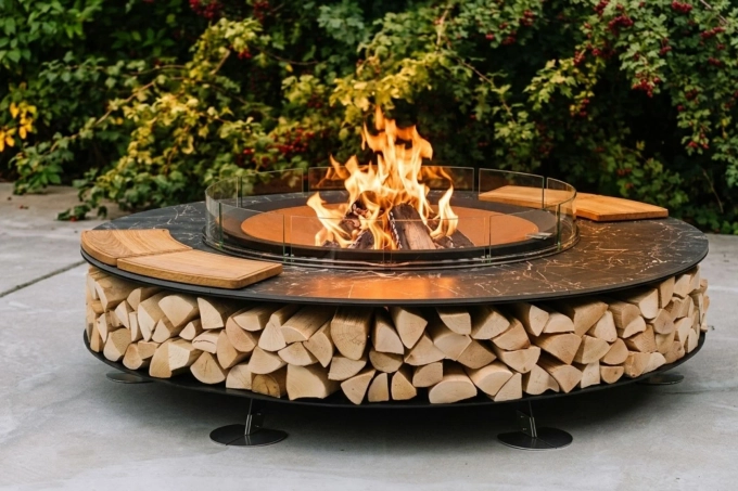 Очаг для костра Up!Flame 1600 Премиум Double