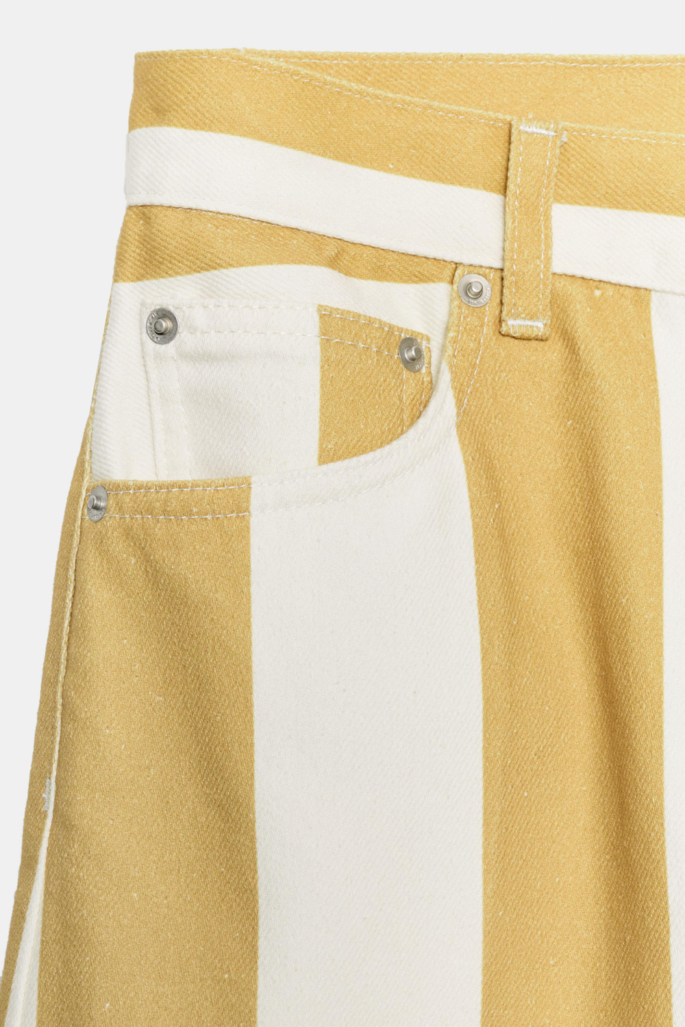 ЗАУЖЕННЫЕ ДЖИНСЫ ZW COLLECTION С ВЫСОКОЙ ПОСАДКОЙ И ПОЛОСКАМИ — ZARA