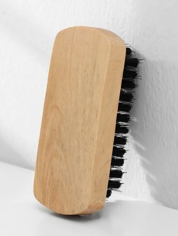 Щётка для одежды и обуви, 8,3×3,5×2,5 см, искусственная щетина