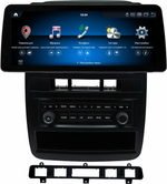 Магнитола для Volkswagen Touareg 2 2010-2018 - Kuberg KP-1222 монитор 12.3" в стиле BMW на Android 13, Быстрая, CarPlay, 4G SIM-слот