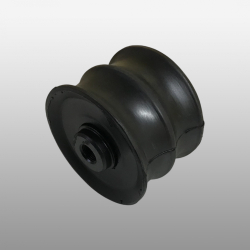 DZ9114590125 - Подушка двигателя задняя круглая WD615, WP10, WP12 на Shacman (Shaanxi) F3000