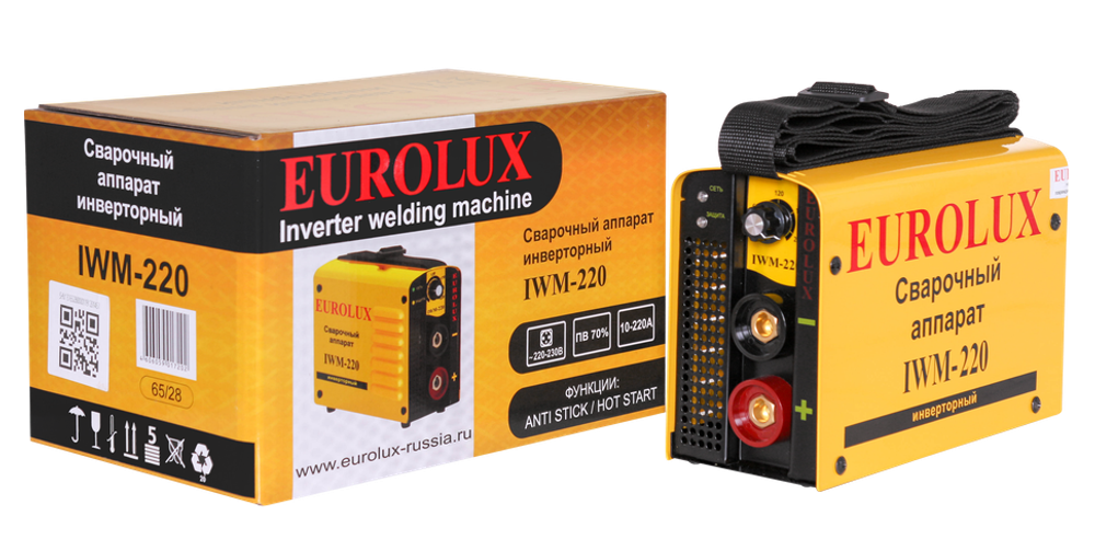 IWM220 Сварочный аппарат инверторный Eurolux 65/28