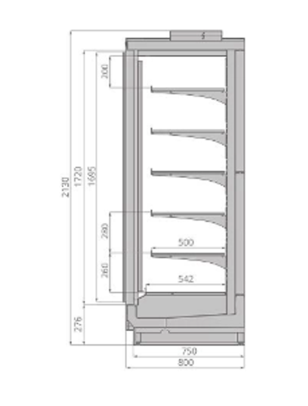 Шкаф морозильный BRANDFORD ODISSEY Slim 200