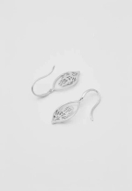 Серьги Qarlygash & Qyzgaldaq SILVER