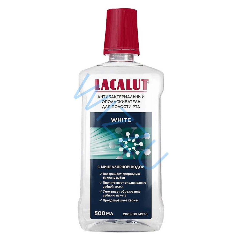 tc.Lacalut White Антибактер ополаск-ль для полости рта, 250мл арт 666349  1/12шт