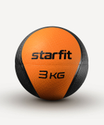 Медбол высокой плотности STARFIT GB-702, 3 кг, оранжевый