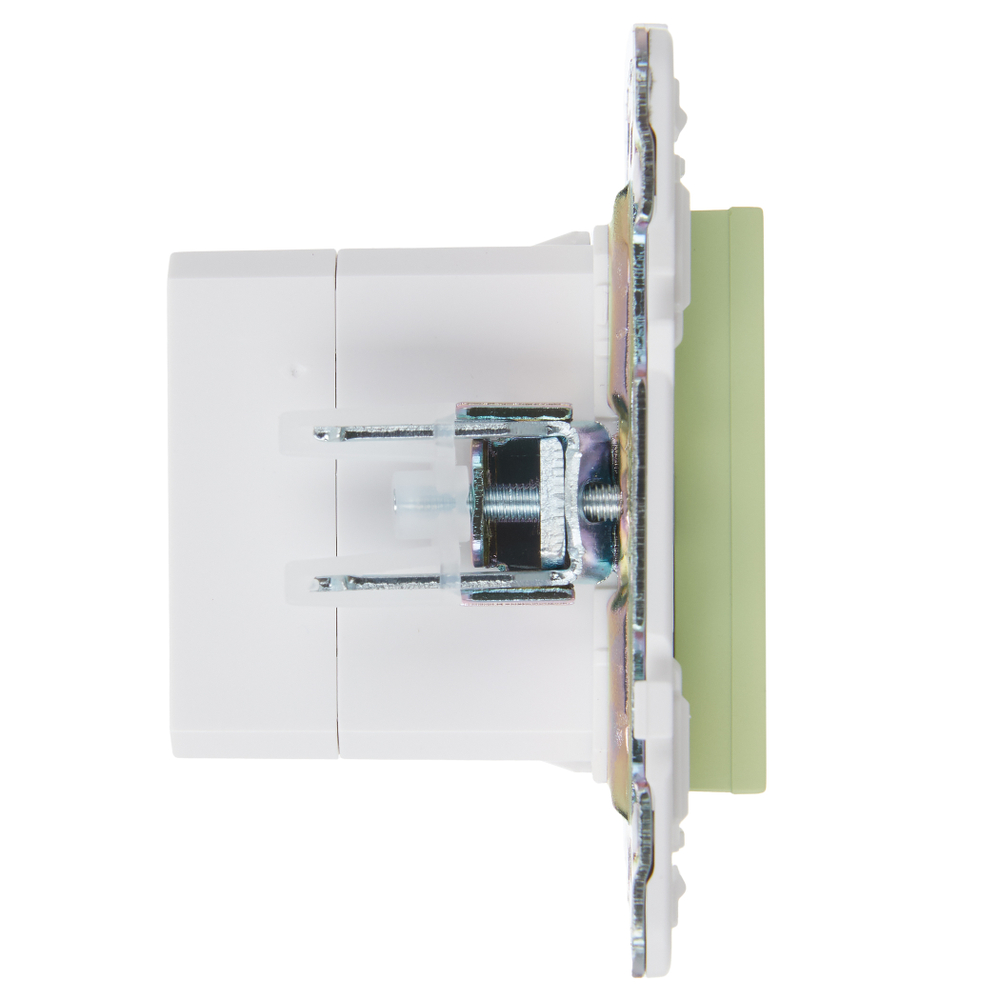 SKANDY Розетка USB A+C 18Вт SK-R13G мятный IEK