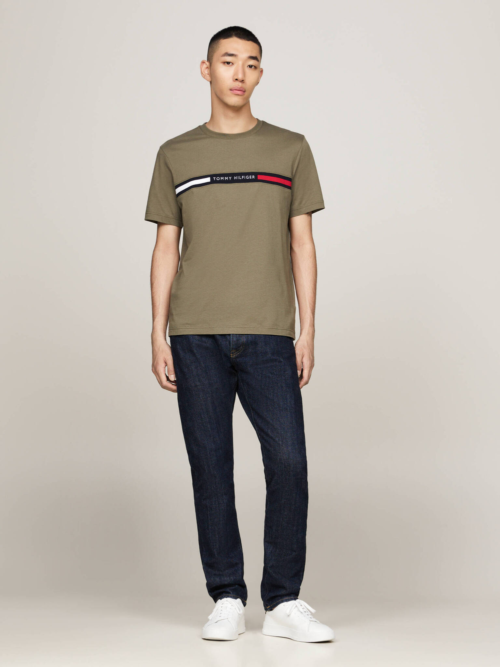 Футболка Tommy Hilfiger - хаки(MW0MW36498)