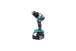 Ударная аккумуляторная дрель-шуруповерт Makita LXT BL 18 В, 13 мм, 125/65 Нм, 2x5.0 Ач, ЗУ, Makpac DHP486RTJ