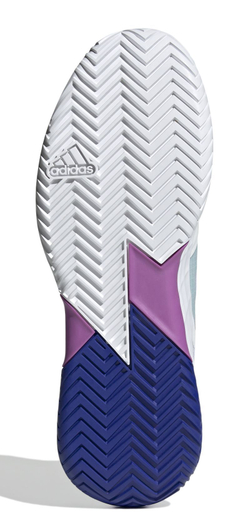 Мужские кроссовки теннисные Adidas Adizero Ubersonic 4.1 - белый