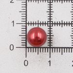 Пуговицы на ножке 12L=8 мм, (Red2 (красный2)), 36 шт