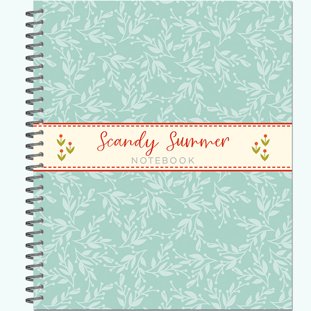 НОВИНКА! Тетрадь общая 48 листов на спирали "Scandy Summer Pattern"