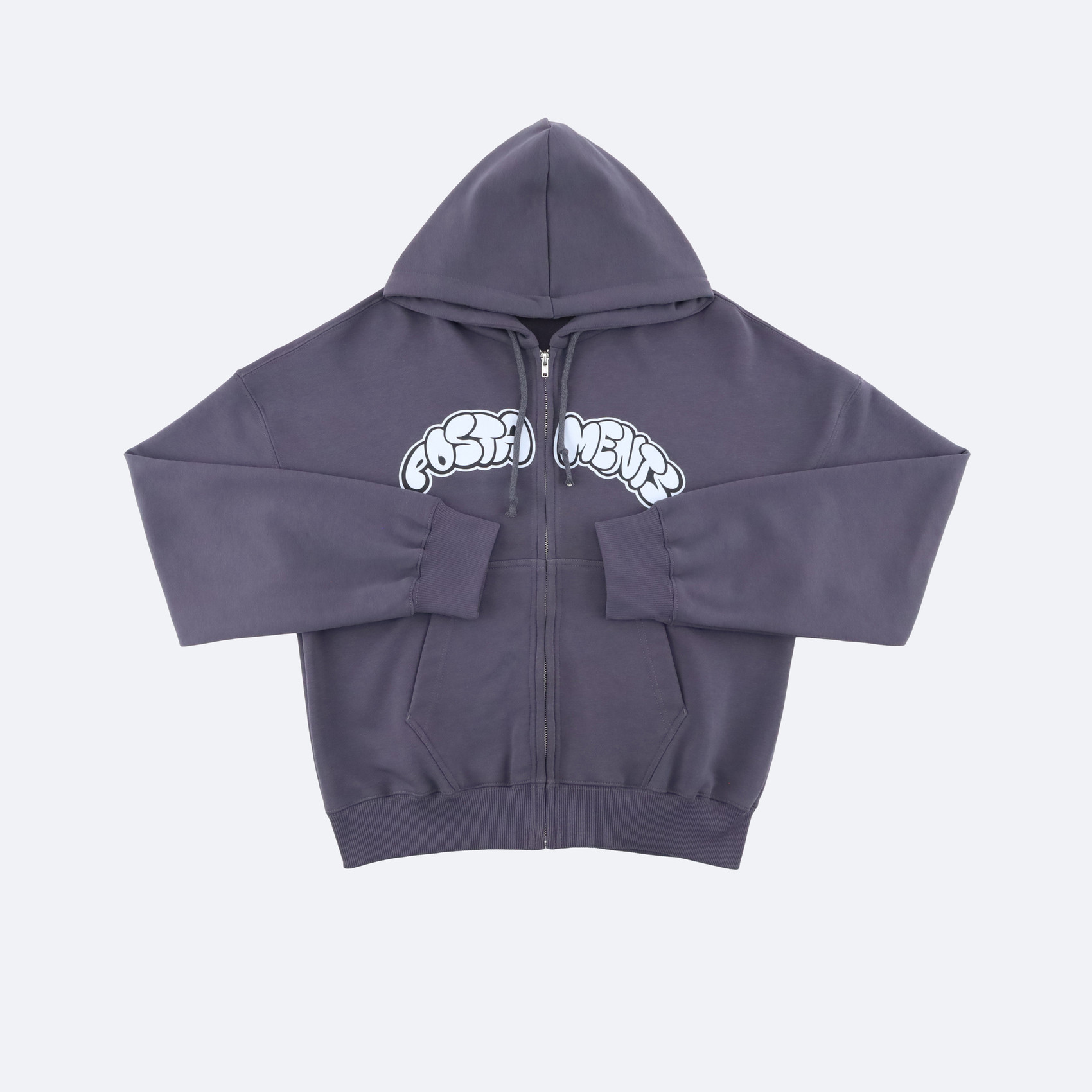Худи Postaments Bubbles Logo Zip (grey) артикул: - купить в магазине Дайс