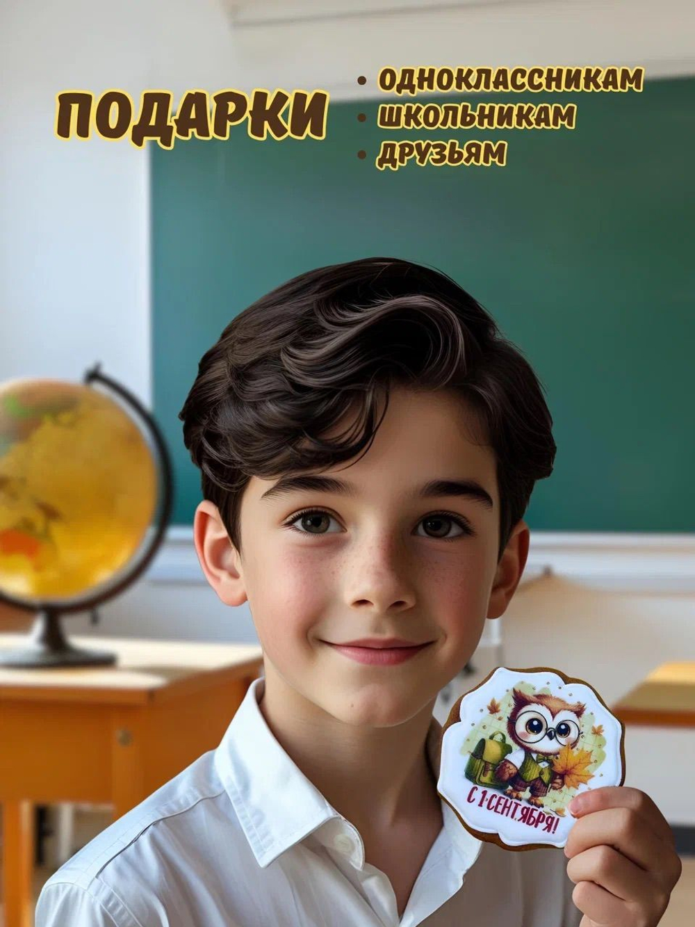 Имбирные пряники на 1 сентября Совушки