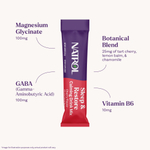 Natrol, Sleep & Restore, успокаивающая смесь для напитков, без мелатонина, вишня, 10 пакетиков по 2,6 г (0,09 унции)