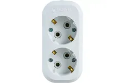 Колодка Makel 2 гнезда с заземлением 01225