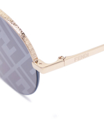 Солнцезащитные очки FE40116U Fendi - золотой(FE40116U)