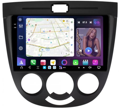 Магнитола для Chevrolet Lacetti хэтчбек (кондиционер) - FarCar S500-TS20 монитор 9.5" 2K QLED на Android 14, Быстрейшая, CarPlay, 4G SIM-слот