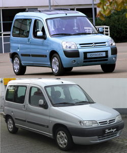 Порог левый Peugeot Partner, Citroen Berlingo 1996-2011 (Klokkerholm)
