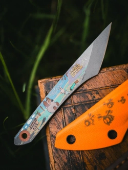 Нож NC Custom KOI (Винни-Пух #1, SW, Orange)