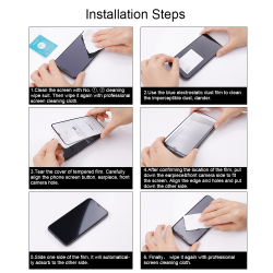 Защитное стекло с закругленными краями от Nillkin для Samsung Galaxy S23 Ultra, серия 3D CP+MAX Anti-Explosion Glass Screen Protector
