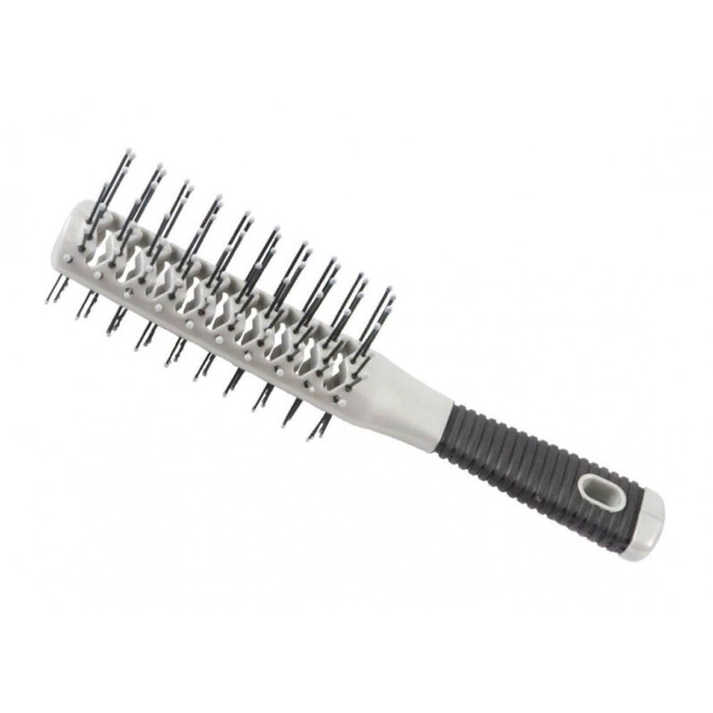 Hairway Парикмахерская щетка Vent Silver 08001-32