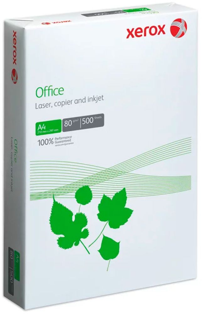 Бумага XEROX  Office класс"B",   А4   80г/м2  500л (кратно 5шт)