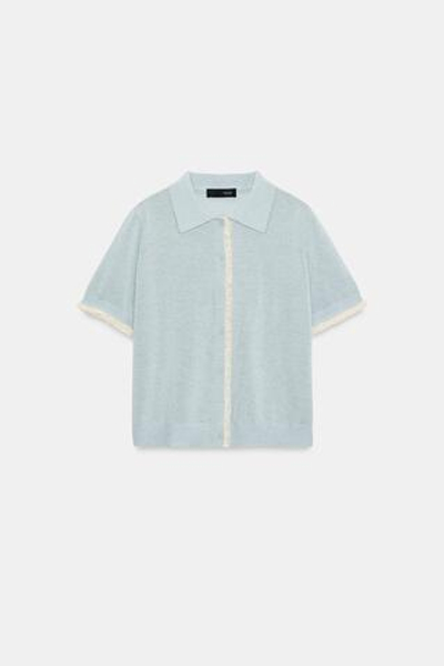 ТРИКОТАЖНЫЙ КАРДИГАН С КОРОТКИМИ РУКАВАМИ И КРУЖЕВОМ — ZARA