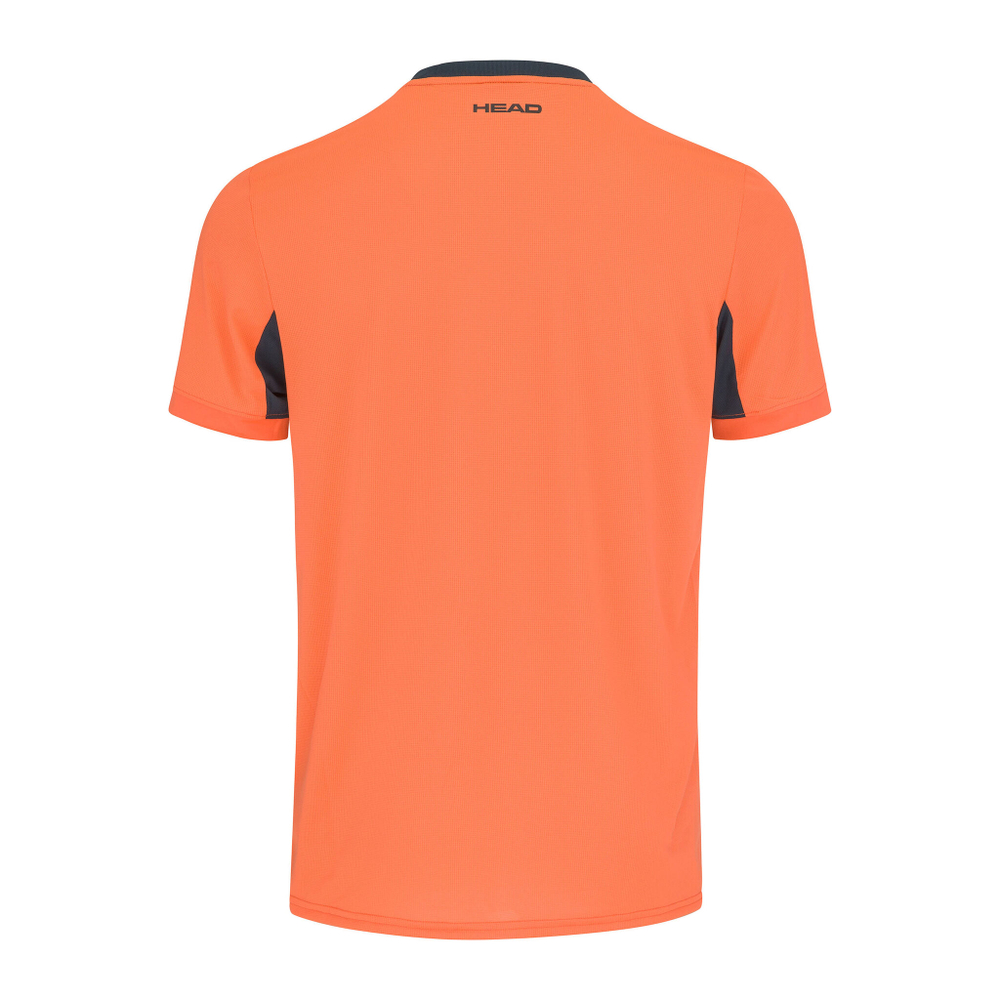 Мужское теннисное поло HEAD Slice T-Shirt Men - Orange, Dark Blue