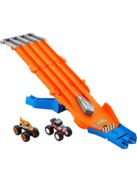 Трек Hot Wheels Monster Trucks «Гонки на выживание» JFR07 | Monster Trucks Racedown Destruction  2 машинки 1:64 | 4+