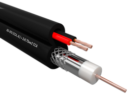 Кабель RG-59U черный атмосферостойкий (75 Ом) 100м