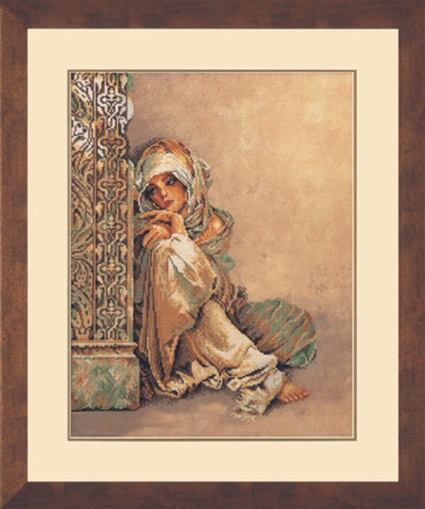 Набор для вышивания нитками Lanarte, Arabian Woman, 34х44 см
