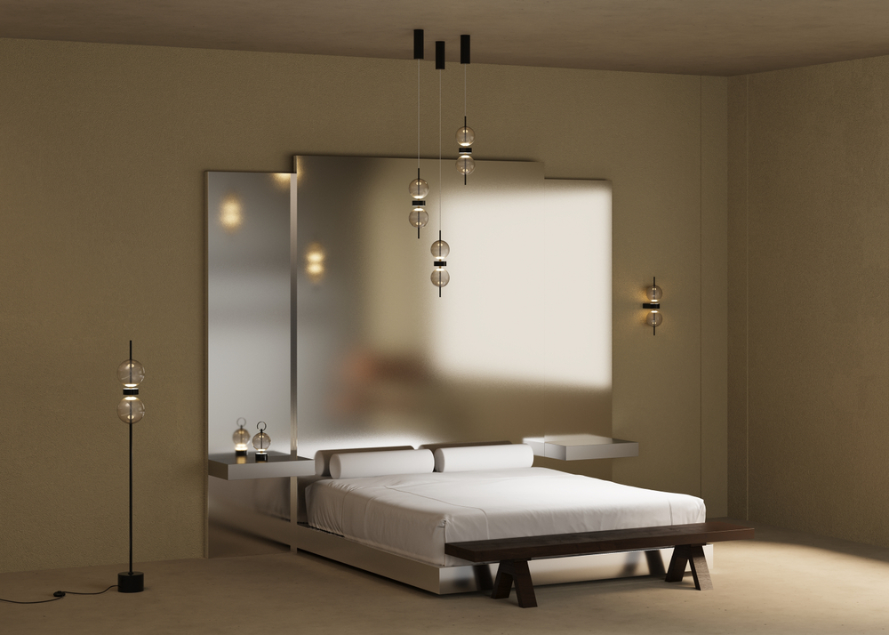 Торшер светодиодный Maytoni Double Moon MOD478FL-L15B3K