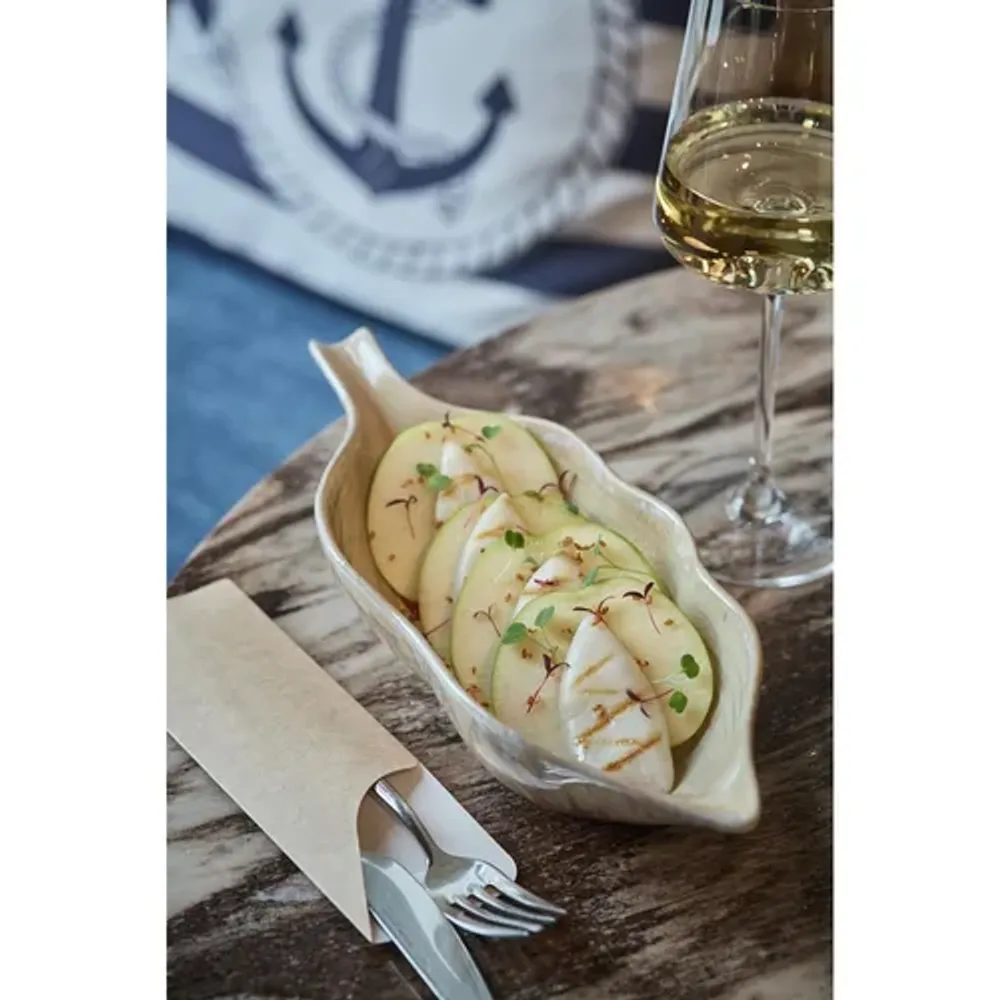 Блюдо овальное 28,5*10,5 см h6,5 см 350 мл для закусок Pearl Leaf Frutti di Mare P.L. [4]