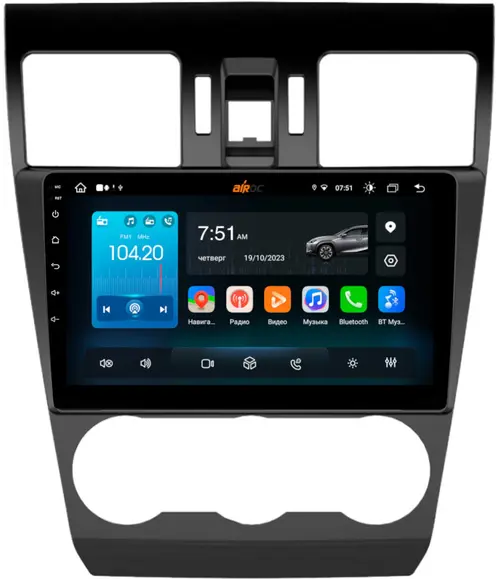 Магнитола для Subaru Forester, Impreza, XV 2012-2015 - Airok RX-3401 Android 13, Быстрая, SIM-слот