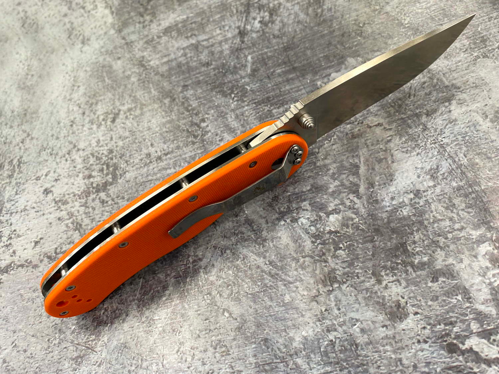 Складной нож Крыса Orange, сталь AUS-8, рукоять G10, RAT01-OR