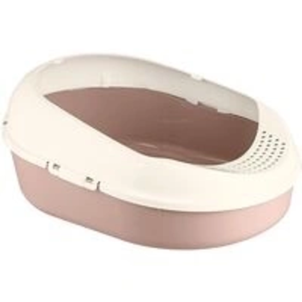 Лоток для кошек с бортом «Космо» 51,9 x37,8 x 21,3 см, цвет какао✦